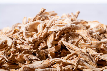 Dried radishes brewed as tea