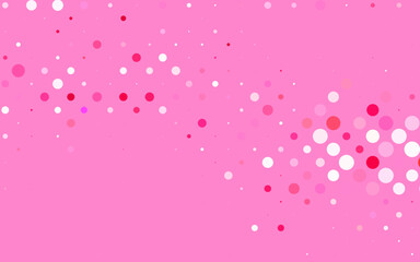 Light Red, Yellow vector Beautiful colored illustration with blurred circles in nature style.