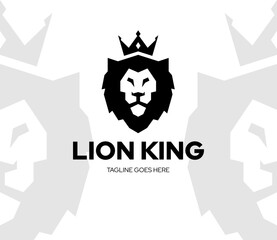Modern Lion King logo for your business
