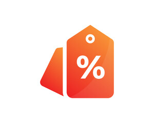 Discount Over Tag Icon Symbol Sale Label