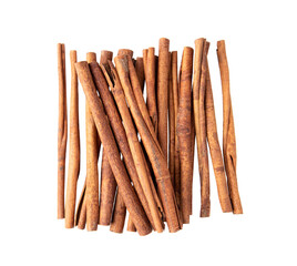 Cinnamon sticks isolated on transparent png