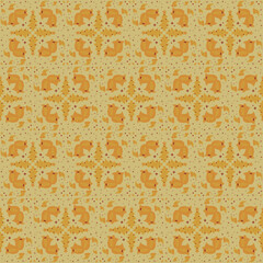 Bell Holly Berry Christmas Tree Star Seamless Pattern Background Garden Nature Winter Art