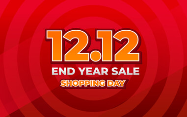 Special day 12.12 Shopping day sale