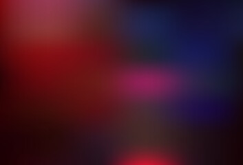 Dark Red vector colorful blur backdrop.