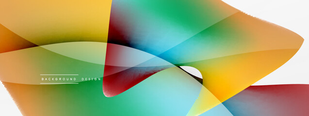 Fluid color abstract background. Liquid gradients, wave pattern. Trendy techno business template for wallpaper, banner, background or landing