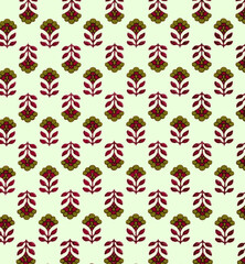 Obraz na płótnie Canvas Ajrakh Pattern and block print Pattern and batik print Background digital printing textile pattern