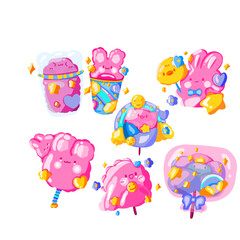 colorful sweets desserts