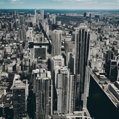 skyscrapers city