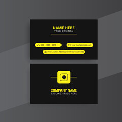Obraz premium Creative Business Card Design, Card Template Design, Photos and Vector Standard Template 