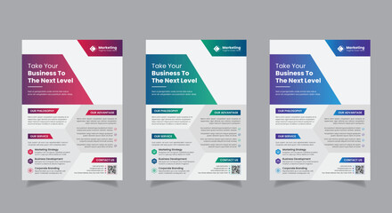 Corporate Business Flyer Template Design