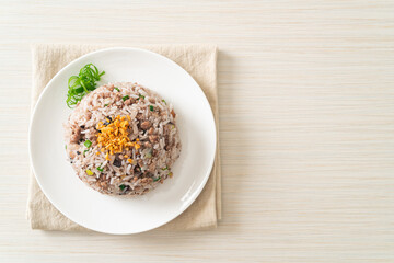 Salted Chinese Black Olive Fried Rice with Minced Pork