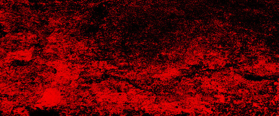 Black and red grunge texture, scary red black scary background, red grungy background or texture, beautiful and attractive abstract dark red plastered concrete wall background.