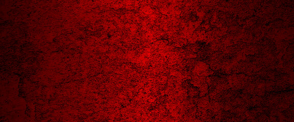 Black and red grunge texture, scary red black scary background, Natural pattern dark red concrete wall for background, scary red wall, dirty dark concrete cement texture for background.