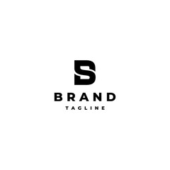 Obraz premium Initial Letter SD in One Symbol. Initial Letter S Shape D Letter Logo Design.