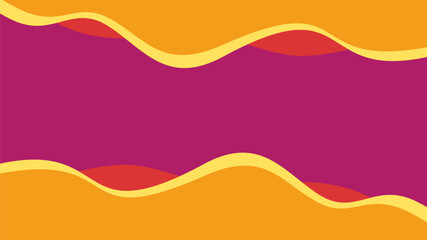 orange wave element on purple background stock vector
