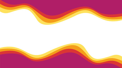 abstract wave element on blank white background stock vector