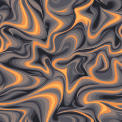 Marble texture seamless pattern. Abstract modern endless curve camo ornament for fabric and fashion textile print. Vector background.