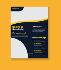 promotional digital Business Flyer  Design . Layout Template, modern flyer design template.