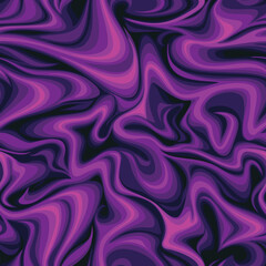 Marble texture seamless pattern. Abstract modern endless curve camo ornament for fabric and fashion textile print. Vector background.