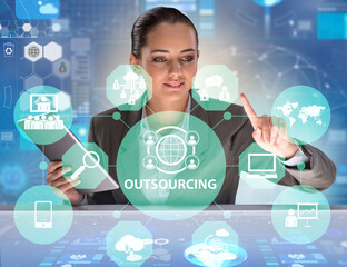 Concept of outsourcing in modern business