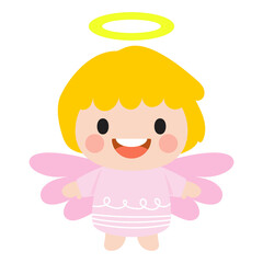 Kids Angel Flat Clipart
