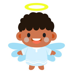 Kids Angel Flat Clipart