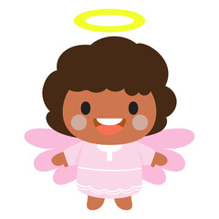 Kids Angel Flat Clipart