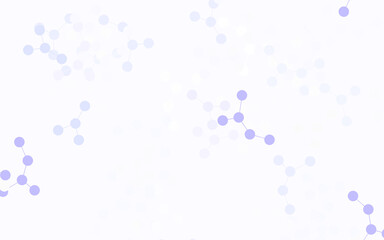 Light Purple vector background with forms of artificial intelligence.