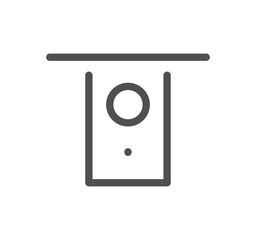 Money and finance icon outline and linear symbol.	
