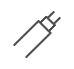 Construction and repair icon outline and linear symbol.	
