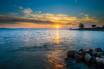 Sonnenuntergang in Kroatien - Privlaka