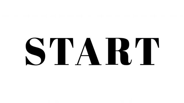 START　スタート　ブリッジ素材　アニメーション