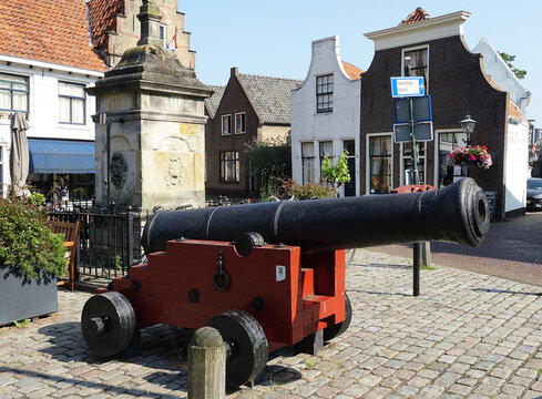 Historical village Maassluis in Zuid-Holland