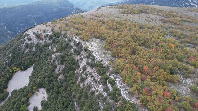 Summit of Baou Mourine seen from the sky