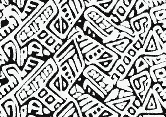 Contemporary printable seamless pattern abstract line, shapes creative hand drawn Trendy minimalist monochrome zone
wavy stripe positive or negative design for shoe wear, shirt, rug. Black white color