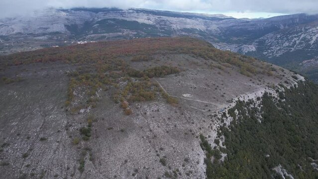 Baou Mourine high plateau seen from the sky