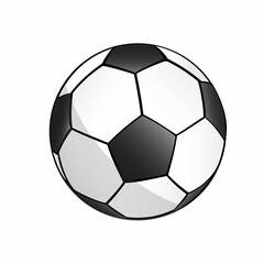 football or ball for sport on isolated white background