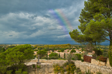 Fototapeta premium theatre des carrieres in Taillades in der Provence