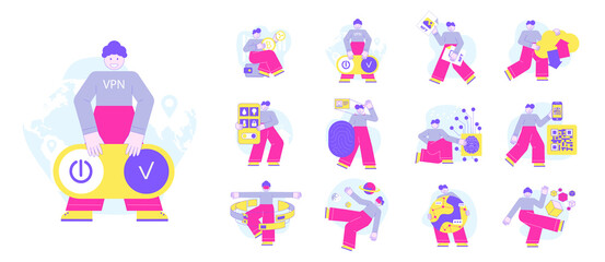 Modern technology set