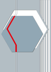 A3 Sechseck Bänder 10