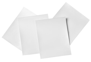 Paper Cards Isolated