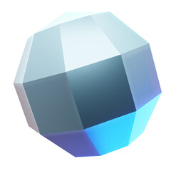 3d holographic colorful glass morphism sphere png element. Grey color light effect.