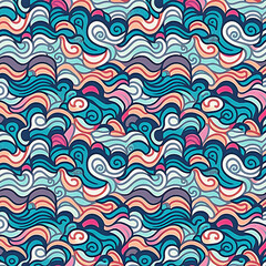 ditsy wave pattern