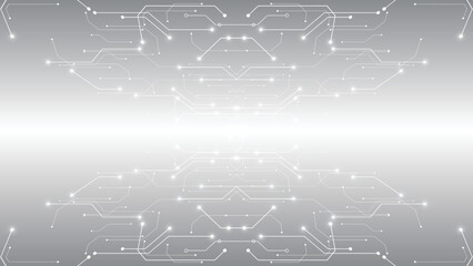 Abstract technology background, Illustration, Hi-tech communication concept innovation background, science and technology digital background