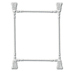 Frame, in the style of an ornament, Vector illustration eps 10, Art.	