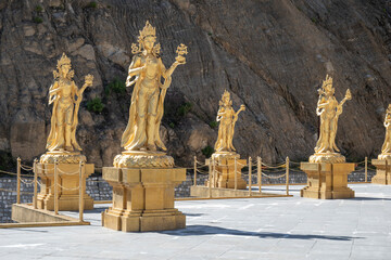Goddess of Compassion Statues in Bhutan
