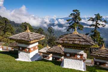 Dochula Pass Stupas in Bhutan  © faruk