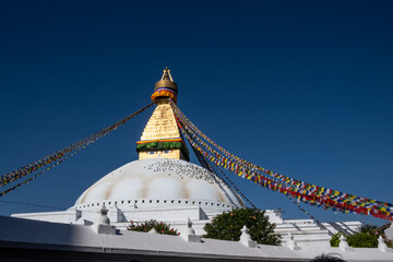 Buddhanath Stupa in Kathmandu of Nepal