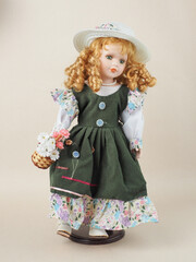 Vintage porcelain doll - 547639947
