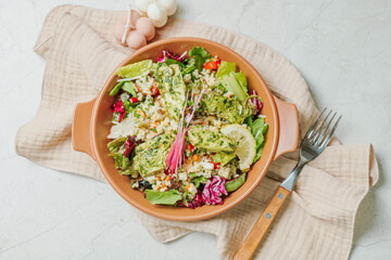 Fresh and Delicious Chicken Breast Barley Salad